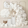 SINBEE 140pcs White Balloon Arch Kit 18 12 10 5 Inch Party Decorations