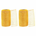 PATIKIL Decorative Mesh Ribbon Roll 5.9in x 10yd Pink 2pcs Classic Style