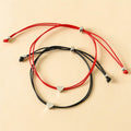 Caiyao Handmade Braided Rope Bracelet Set Love Heart Butterfly Dino M