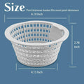 X5MPLXPMX 2 Pack Pool Skimmer Basket Replacement for Swimline Hydrotools Black