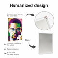 KIVYYB Malcolm X Portrait Tin Sign Retro Metal Wall Art 8x12 Inches