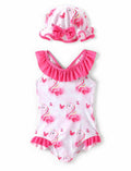 PATPAT Toddler Girls Unicorn One Piece Swimsuit Pink Size 2T