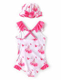 PATPAT Toddler Girls Unicorn One Piece Swimsuit Pink Size 2T