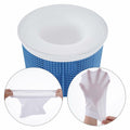 Hmxpls 10pcs Pool Skimmer Socks Filter Basket Debris Protector Saver