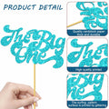 C L cooper life 18pcs Blue Glitter Surfing Centerpiece Sticks Foil Decor