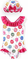 PATPAT Toddler Girls Unicorn One Piece Swimsuit Pink Size 2T