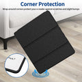 Sanyetral PU Leather Stand Cover Two Angles Pen Holder Auto Sleep/Wake Black