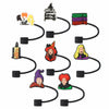 CovCap Compatible Stanley 30&40oz Tumbler Halloween Silicone Straw Covers 8pcs