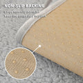 MELLYKORAN Sherpa Fleece Sectional Sofa Cover Non Slip Gray 28x70