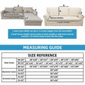 MELLYKORAN Sherpa Fleece Sectional Sofa Cover Non Slip Gray 28x70