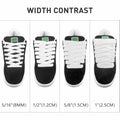 UamGlsob 8mm Double Layer Cotton Shoelaces for Puma Sneakers White 47" (120 cm)
