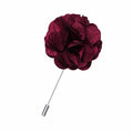 RBOCOTT Red Paisley Bow Tie Pocket Square Lapel Pin Cufflinks Set for Men