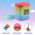 Taladad Silicone Cover Case for Bitzee Digital Pet Toy with Lanyard Colorful