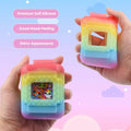 Taladad Silicone Cover Case for Bitzee Digital Pet Toy with Lanyard Colorful