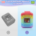 Taladad Silicone Cover Case for Bitzee Digital Pet Toy with Lanyard Colorful