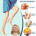 mickee Gel Heel Cushion Pads Inserts for Men Women One Size Shoes 3 Pairs