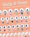 ROCKMAX Luminous AirPods Skins 2nd Gen Skull 237 Glow Sticker Wraps