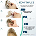mickee Gel Heel Cushion Pads Inserts for Men Women One Size Shoes 3 Pairs