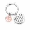 ZNOSVEI Dog Groomer Keychain Thank You Gift Stainless Steel Standard