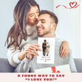 Pawzity Anniversary Birthday Card for Couple 5.3x8in with Envelope Color04