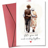 Pawzity Anniversary Birthday Card for Couple 5.3x8in with Envelope Color04