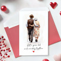 Pawzity Anniversary Birthday Card for Couple 5.3x8in with Envelope Color04