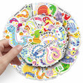 YINFENGKANHAI 50 Pcs Kawaii Snake Stickers Waterproof Vinyl Cartoon Decals