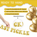 Zhoeybubi Last Pickle She'll Ever Tickle Banner Gold Glitter 6 Ft