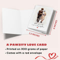 Pawzity Anniversary Birthday Card for Couple 5.3x8in with Envelope Color04