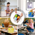 TuErCao Pineapple Insulated Lunch Box Small Portable Lightweight Nylon