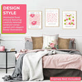 bqw Floral Bible Verse Wall Art Set of 6 Unframed 11x8.5 Scripture Prints