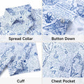 M MAELREG Men’s Floral Button Down Shirt Casual Summer Beach Cruise Top