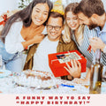Pawzity Funny Fathers Day Card for Dad 5.3x8in Red Envelope Single