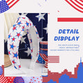 YanJie 4th of July Blue Stars Knotted Wide Headband Women Girls