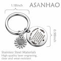 ASANHAO Get Well Soon Keychain Cancer Survivor Support Gift 1.18″