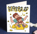 LuckymyliXY Father's Day Greeting Card Father's Love Leaning on Shoulder