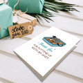 Heyshoo Wrestling Father's Day Card Cute Slammin' Gift Colorful Cartoon