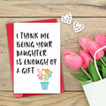 CSMOSJgreetings Mothers Day Card from Daughter Cheeky Gift Color #1