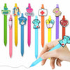 BAISDY 10pcs Nurse Pens Cute Nursing Student Essentials Black Ink