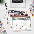 EYROZILL 2025-2026 Wall Calendar 17x22 Large Monthly Vertical 18 Month