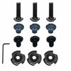 WGLILO #8-32 Three-Claw T-Nut Zinc Hexagon Socket Cross Screw
