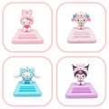Sicpfuj Cute Phone Stand Desk Cell Phone Holder Blue Polyvinyl Chloride