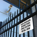 Eletina Street Sign Liability Swimming Pool Warning Aluminum Metal 8x8 Inch