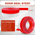 Heonay Weather Stripping Door Draft Stopper Silicone Strip Transparent 2inx20ft