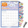 EYROZILL 2025 Wall Calendar Planner Spiral Bound 12x17 Marble Jul25-Dec26