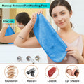 PleasingCare Makeup Remover Cloth Cleansing Towel Burgundy 3 Pack Face