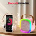 OUTUVAS Karaoke Microphone Machine for Kids Ages 4-12 Pink