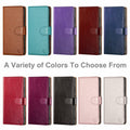 RingPi Moto G 5G 2024 Leather RFID Wallet Case Brown 3 Card Slots