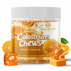 BestBy12/26 Natures Aid Colostrum Chews Probiotics Gut Health Orange 60 Sv