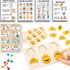 Roromonia Calming Corner Kit with Posters Feelings Chart Wooden Puzzle